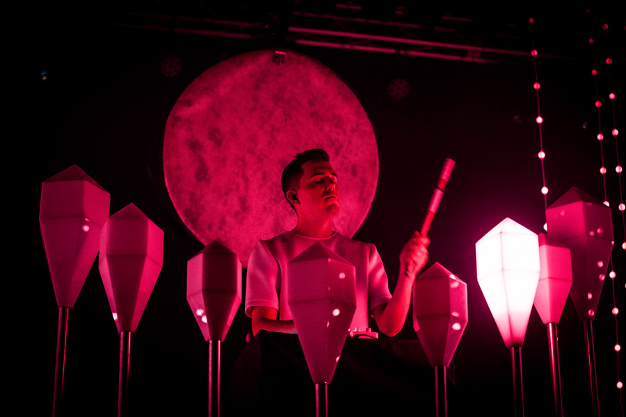 Purity Ring, McDonald Theatre, photo by Sam Gehrke