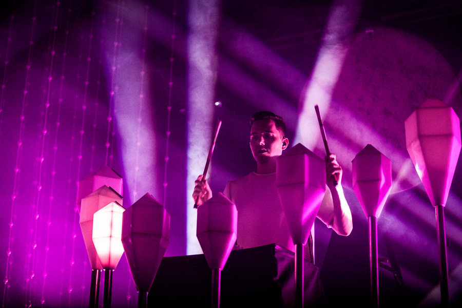 Purity Ring, McDonald Theatre, photo by Sam Gehrke