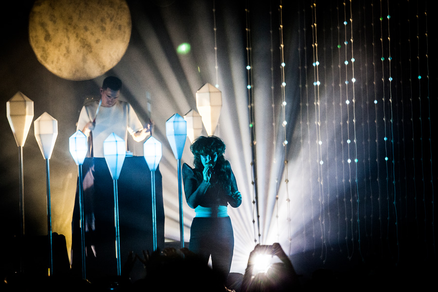 Purity Ring, McDonald Theatre, photo by Sam Gehrke