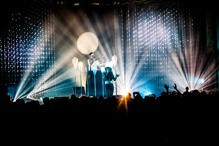 Purity Ring, McDonald Theatre, photo by Sam Gehrke