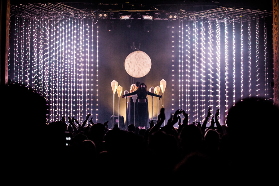 Purity Ring, McDonald Theatre, photo by Sam Gehrke
