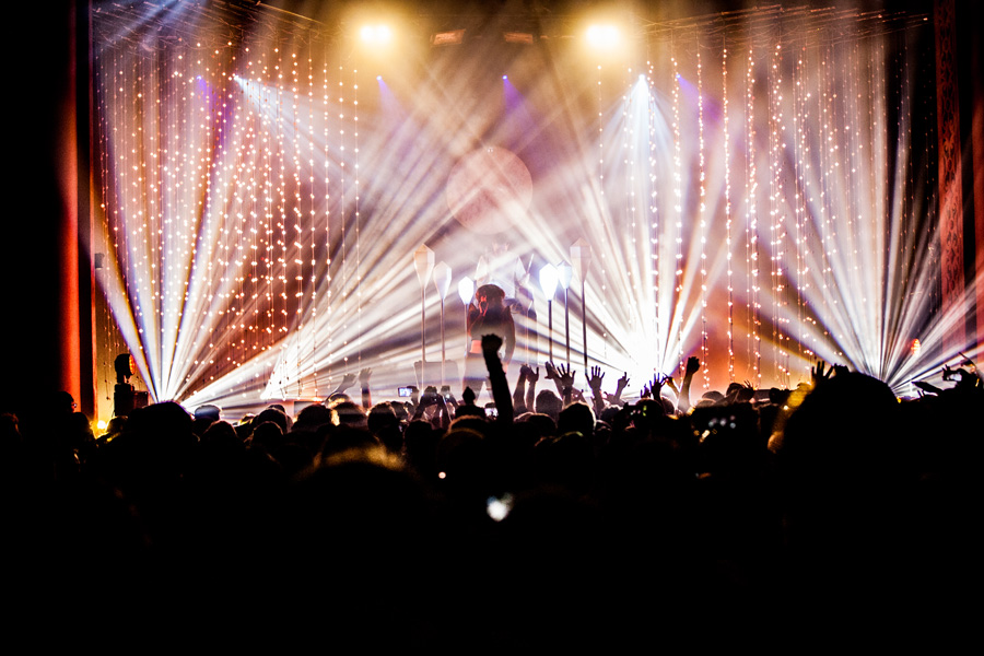 Purity Ring, McDonald Theatre, photo by Sam Gehrke