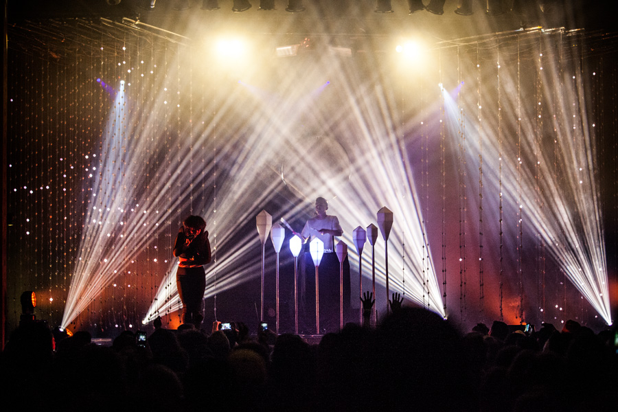 Purity Ring, McDonald Theatre, photo by Sam Gehrke