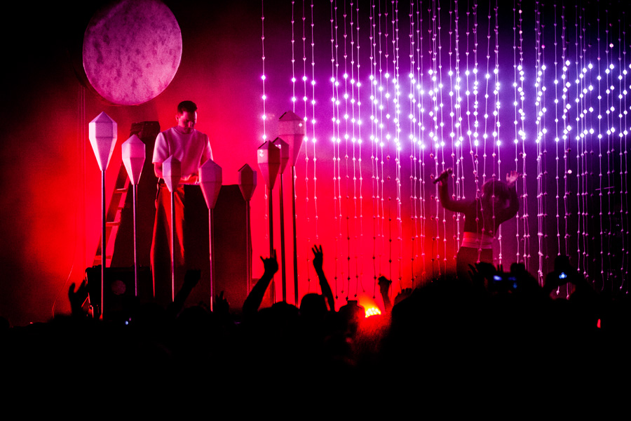 Purity Ring, McDonald Theatre, photo by Sam Gehrke
