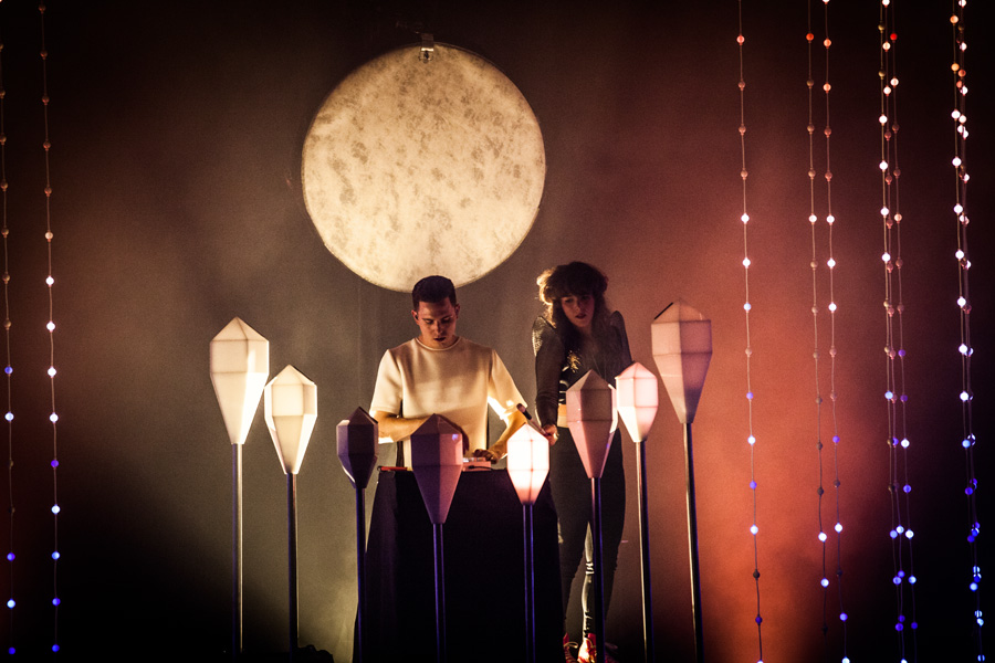 Purity Ring, McDonald Theatre, photo by Sam Gehrke