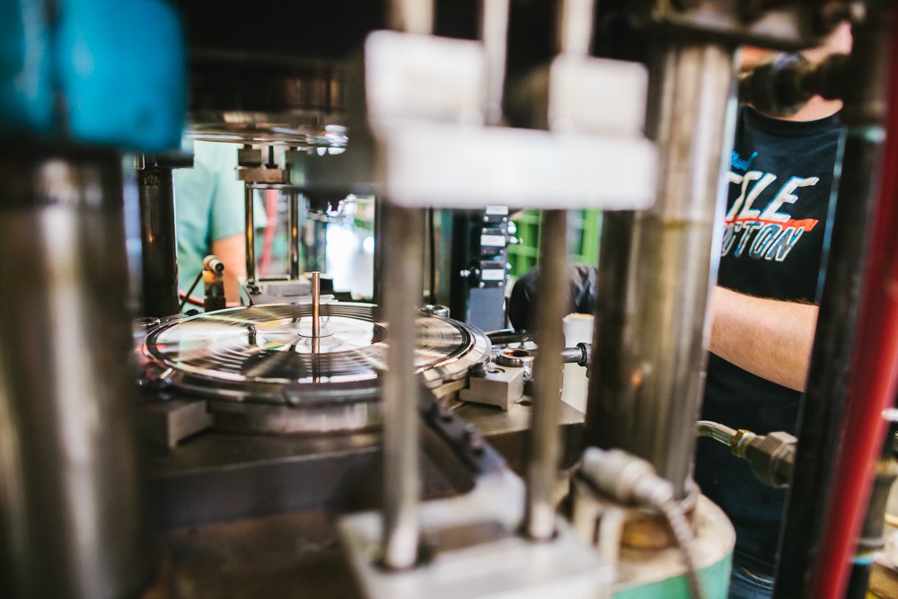 Cascade Record Pressing, photo by Jason Quigley