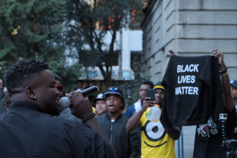 Mic Capes, Portland Hip-Hop Day, photo by Riley Brown