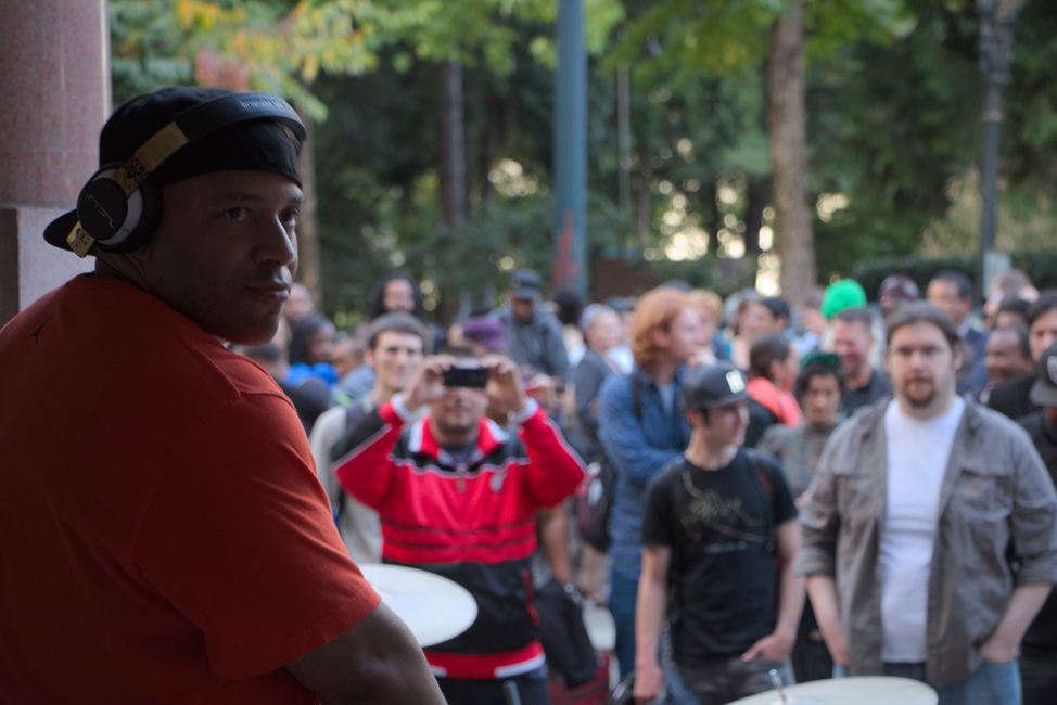 DJ O.G. One, Portland Hip-Hop Day, photo by Riley Brown