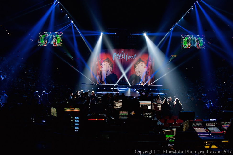 Madonna, Moda Center, Rose Quarter, photo by John Alcala