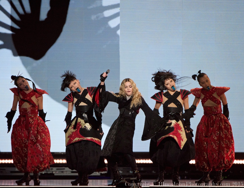 Madonna, Moda Center, Rose Quarter, photo by John Alcala