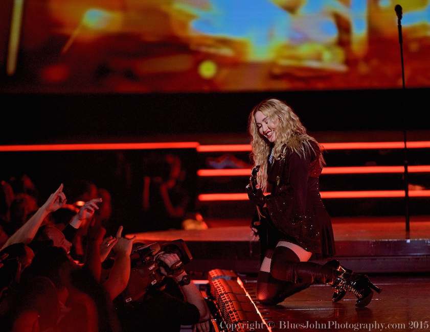 Madonna, Moda Center, Rose Quarter, photo by John Alcala
