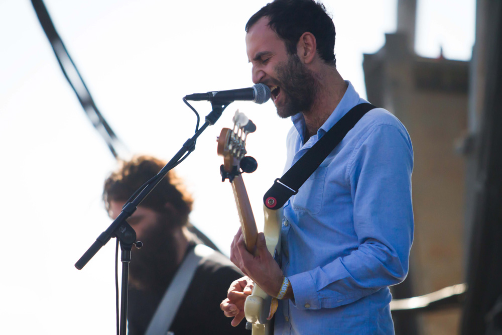 Preoccupations, Treasure Island Music Festival, photo by Madison McClintock