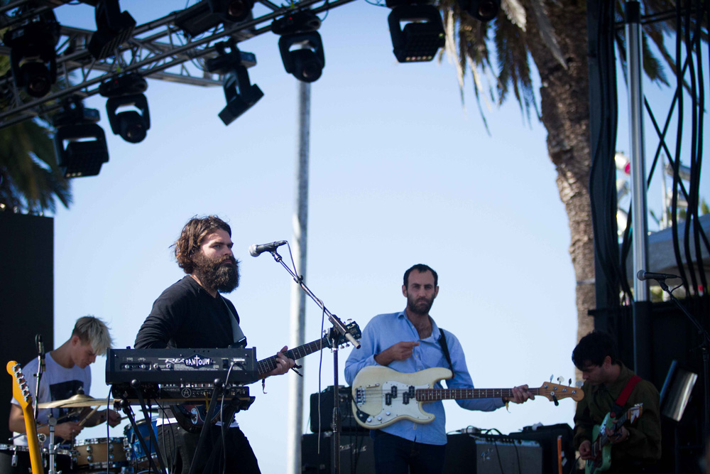 Preoccupations, Treasure Island Music Festival, photo by Madison McClintock