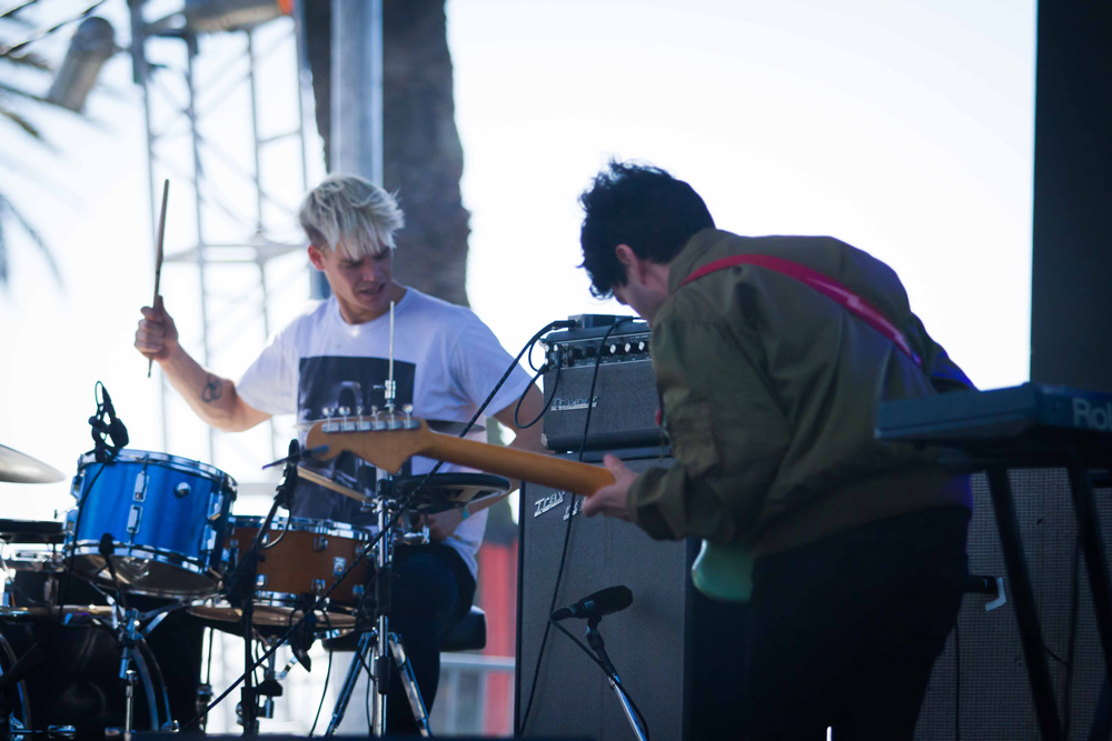 Preoccupations, Treasure Island Music Festival, photo by Madison McClintock