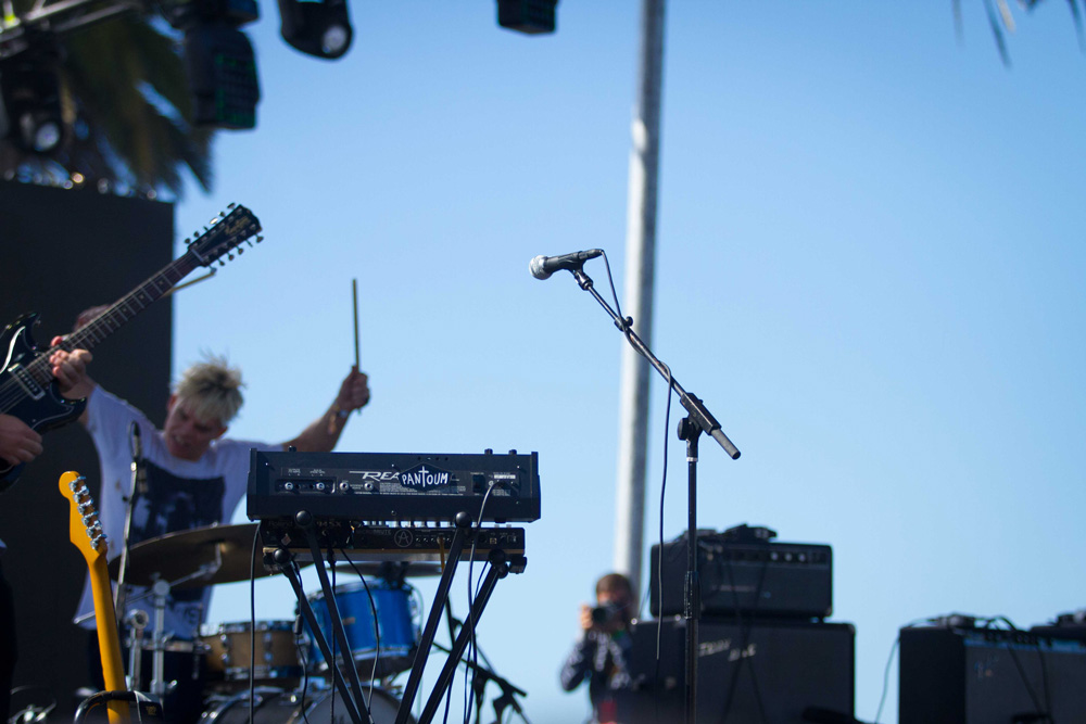 Preoccupations, Treasure Island Music Festival, photo by Madison McClintock