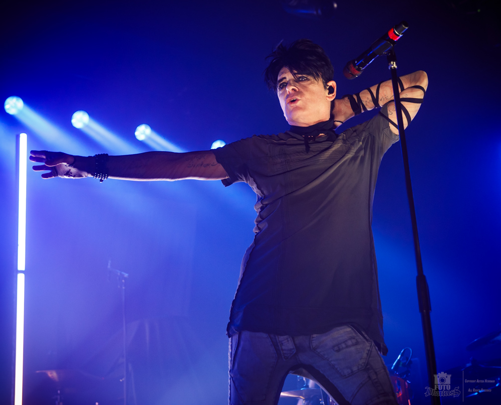 Gary Numan, Roseland Theater, photo by Alyssa Herrman