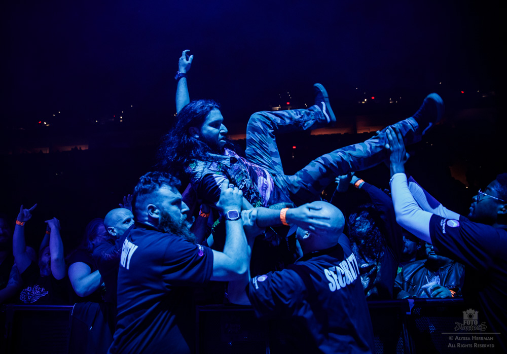 Cannibal Corpse, Moda Center, photo by Alyssa Herrman