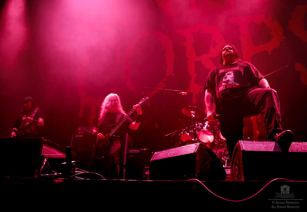 Cannibal Corpse, Moda Center, photo by Alyssa Herrman