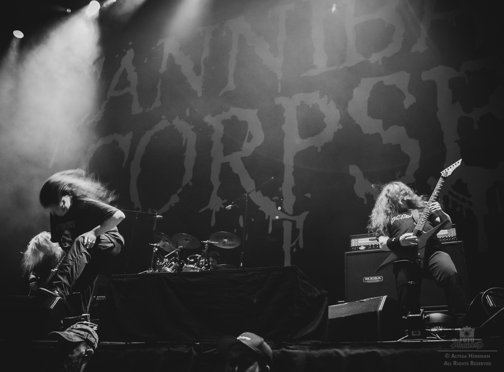 Cannibal Corpse, Moda Center, photo by Alyssa Herrman