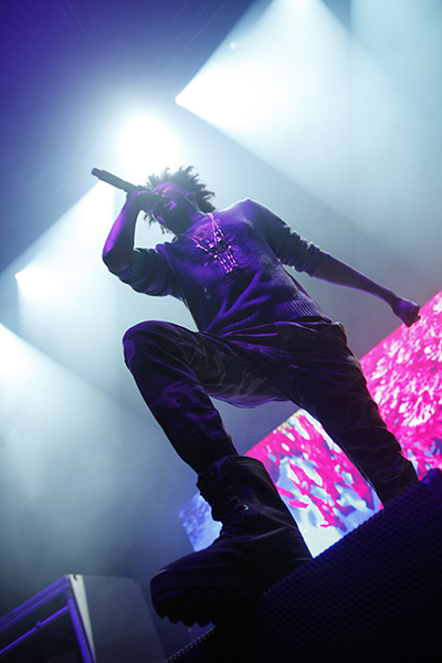 Danny Brown, WaMu Theater, photo by Nathan Harris