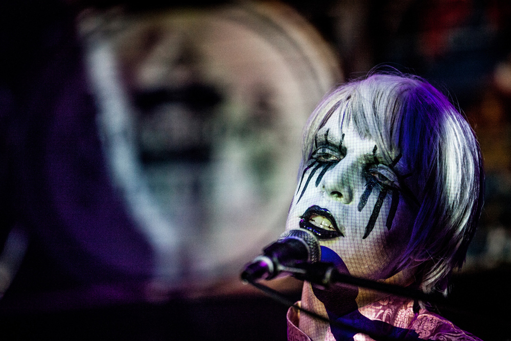 Drab Majesty, Mississippi Studios, photo by Sam Gehrke