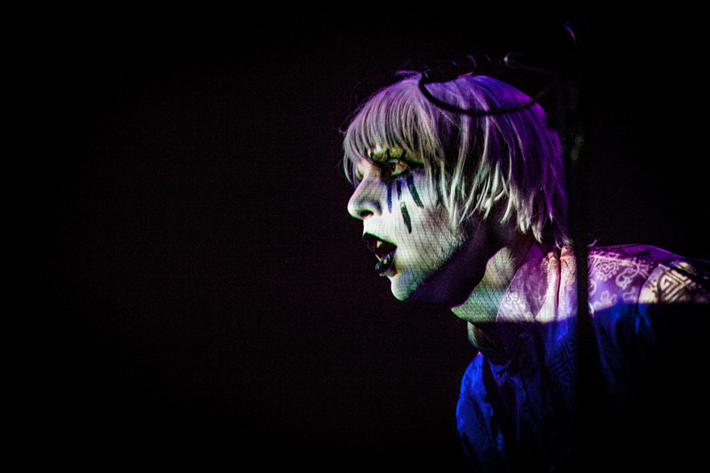 Drab Majesty, Mississippi Studios, photo by Sam Gehrke