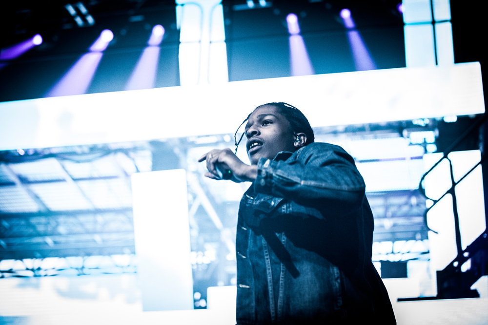 A$AP Rocky, Matthew Knight Arena, photo by Sam Gehrke