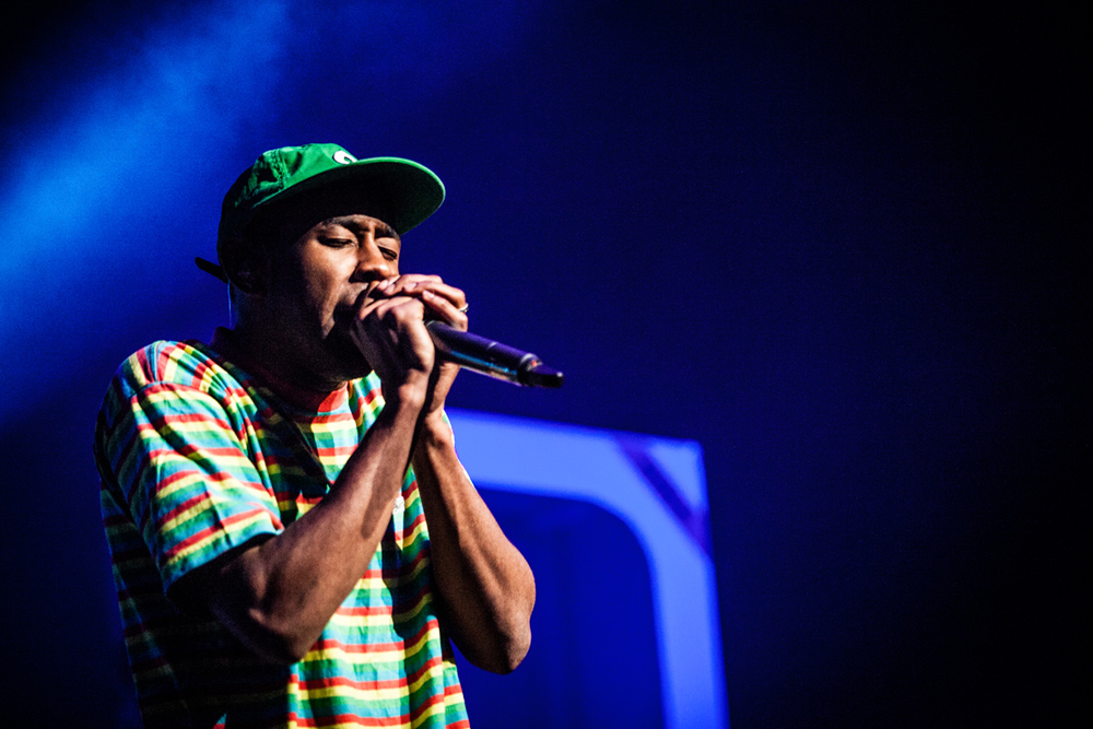 Tyler, The Creator, Matthew Knight Arena, photo by Sam Gehrke