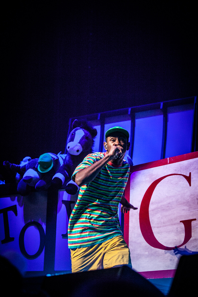 Tyler, The Creator, Matthew Knight Arena, photo by Sam Gehrke