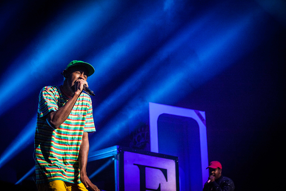 Tyler, The Creator, Matthew Knight Arena, photo by Sam Gehrke