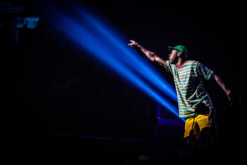 Tyler, The Creator, Matthew Knight Arena, photo by Sam Gehrke