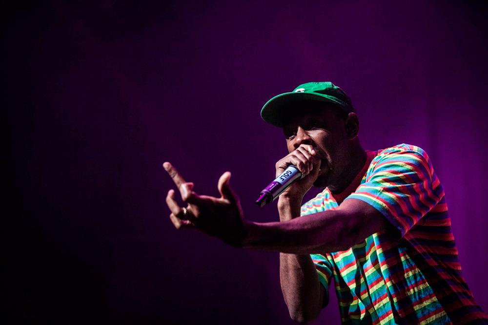 Tyler, The Creator, Matthew Knight Arena, photo by Sam Gehrke