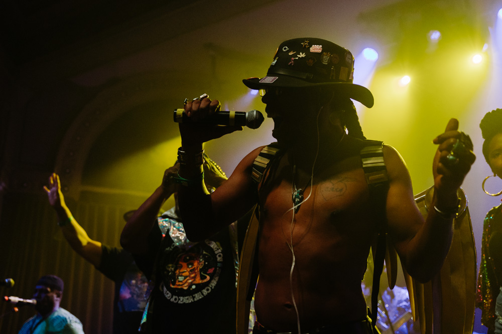 George Clinton and Parliament Funkadelic, Crystal Ballroom, photo by Kai Hayashi