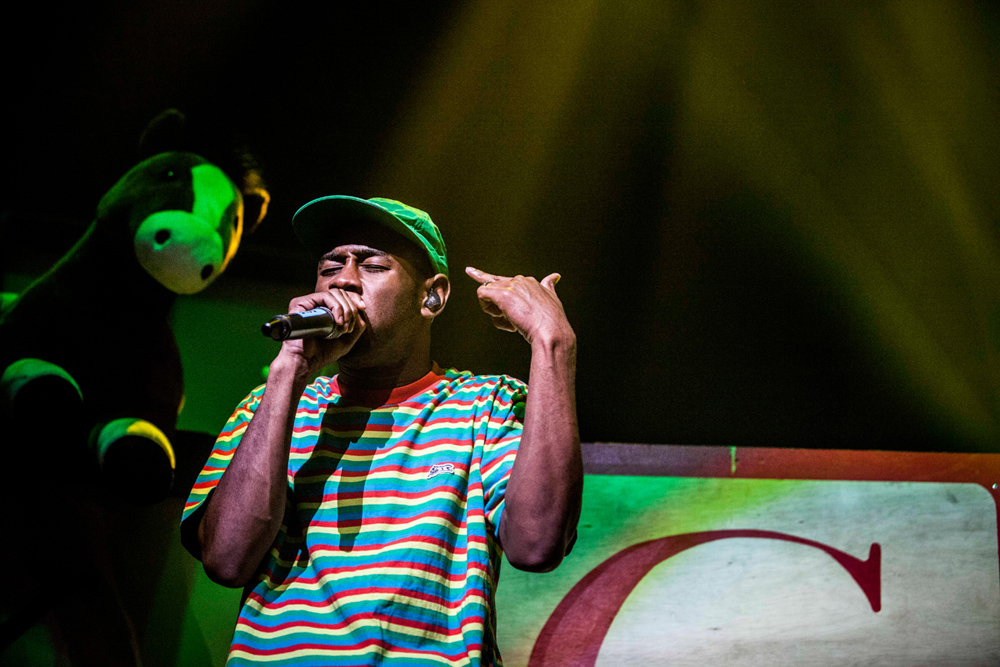 Tyler, The Creator, Matthew Knight Arena, photo by Sam Gehrke
