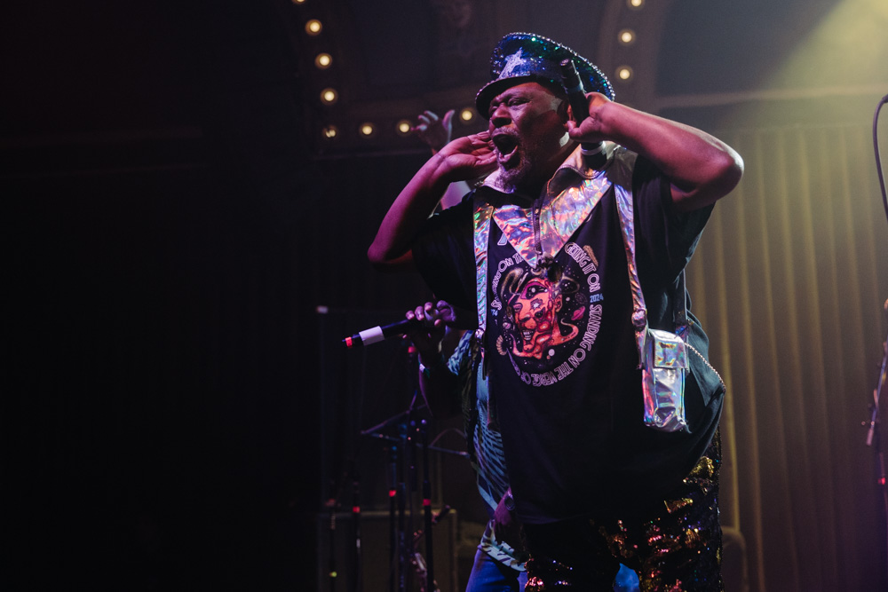 George Clinton and Parliament Funkadelic, Crystal Ballroom, photo by Kai Hayashi