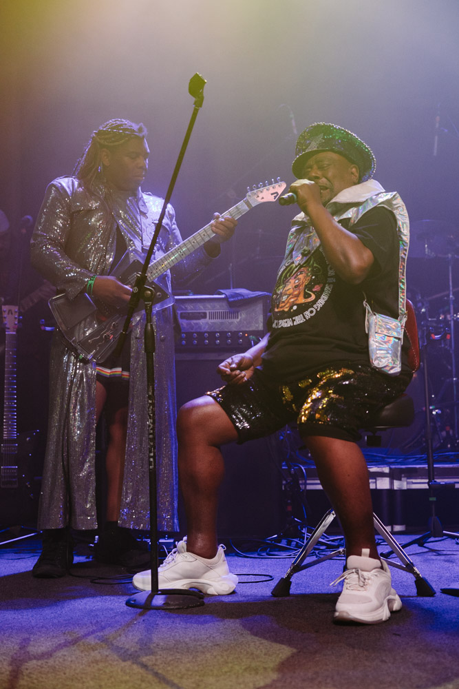 George Clinton and Parliament Funkadelic, Crystal Ballroom, photo by Kai Hayashi