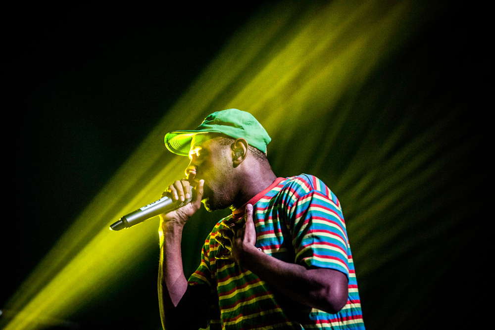 Tyler, The Creator, Matthew Knight Arena, photo by Sam Gehrke