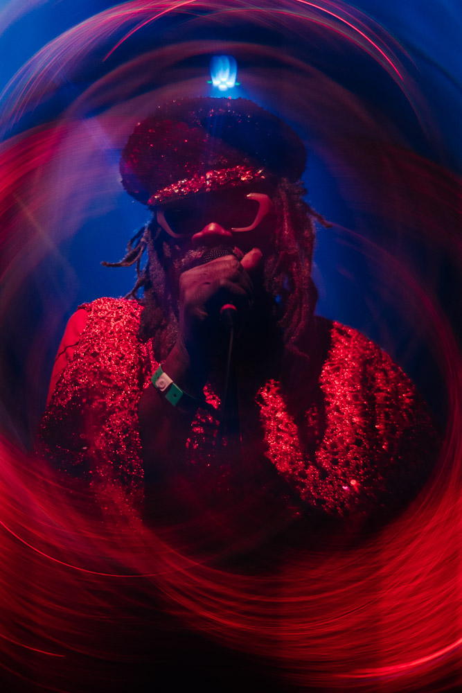 George Clinton and Parliament Funkadelic, Crystal Ballroom, photo by Kai Hayashi