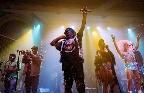 George Clinton and Parliament Funkadelic, Crystal Ballroom, photo by Kai Hayashi