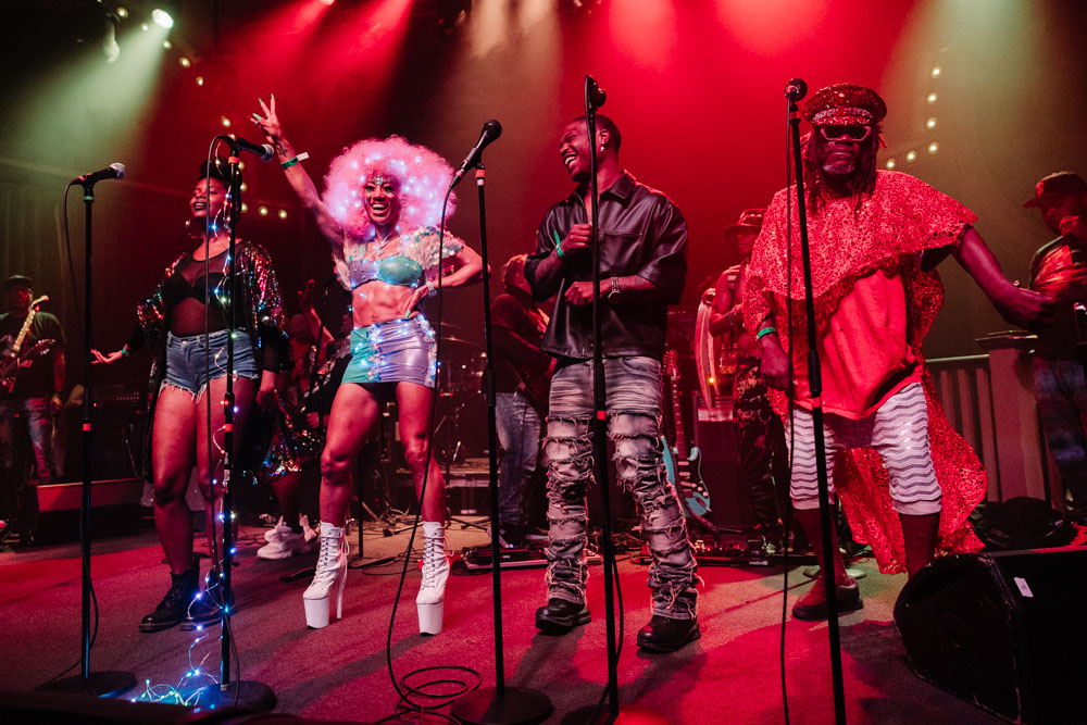 George Clinton and Parliament Funkadelic, Crystal Ballroom, photo by Kai Hayashi