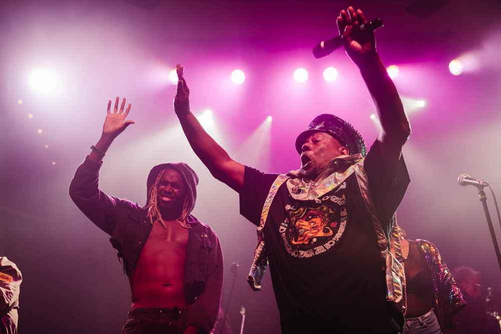George Clinton and Parliament Funkadelic, Crystal Ballroom, photo by Kai Hayashi