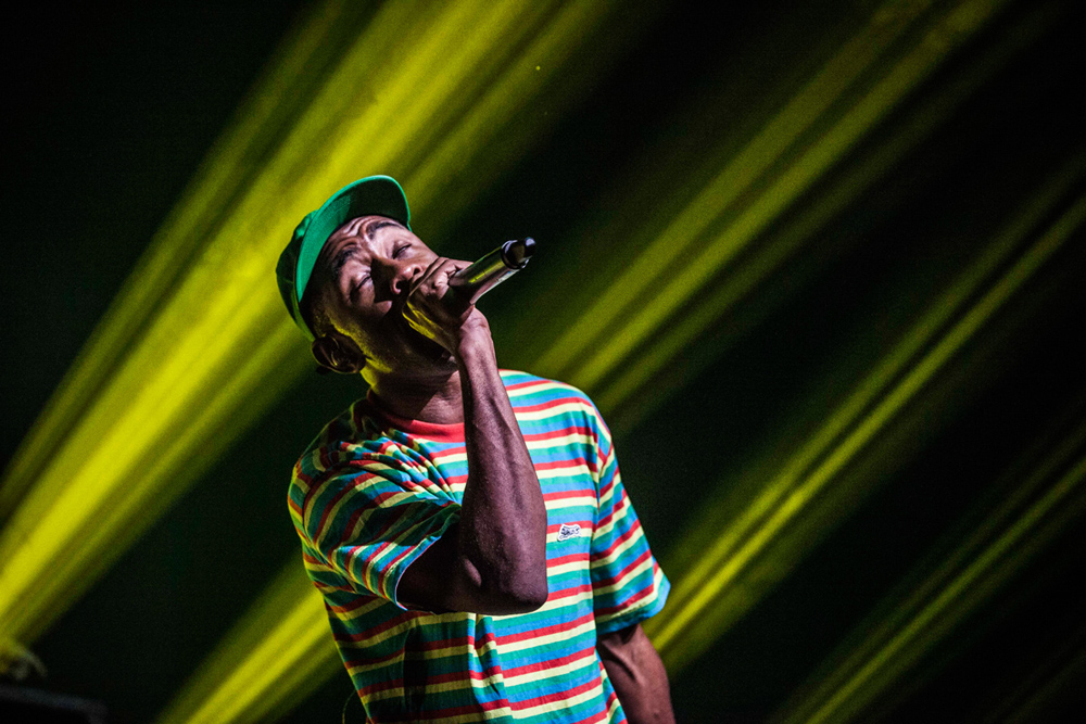 Tyler, The Creator, Matthew Knight Arena, photo by Sam Gehrke