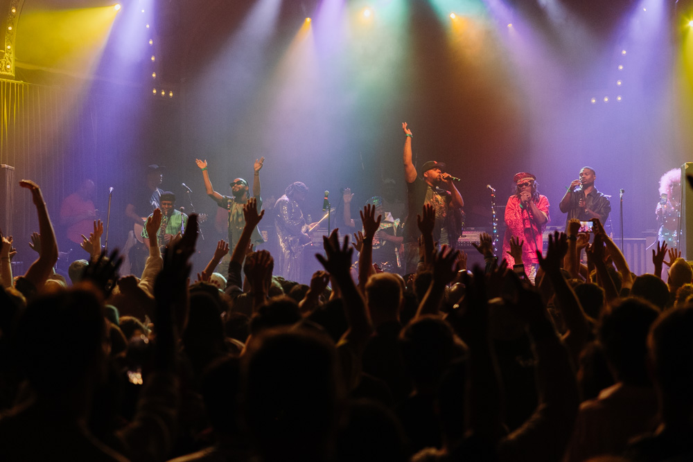 George Clinton and Parliament Funkadelic, Crystal Ballroom, photo by Kai Hayashi