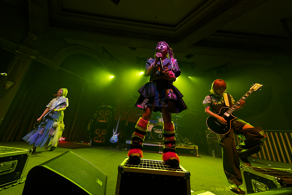 Hanabie, Crystal Ballroom, photo by John Alcala