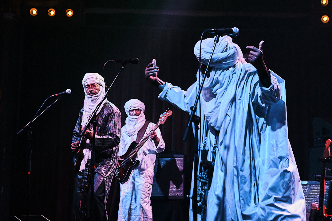 Tinariwen, Crystal Ballroom, photo by Tojo Andrianarivo