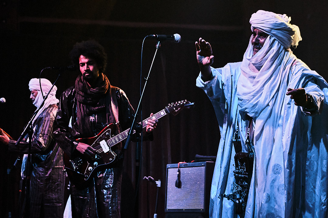Tinariwen, Crystal Ballroom, photo by Tojo Andrianarivo
