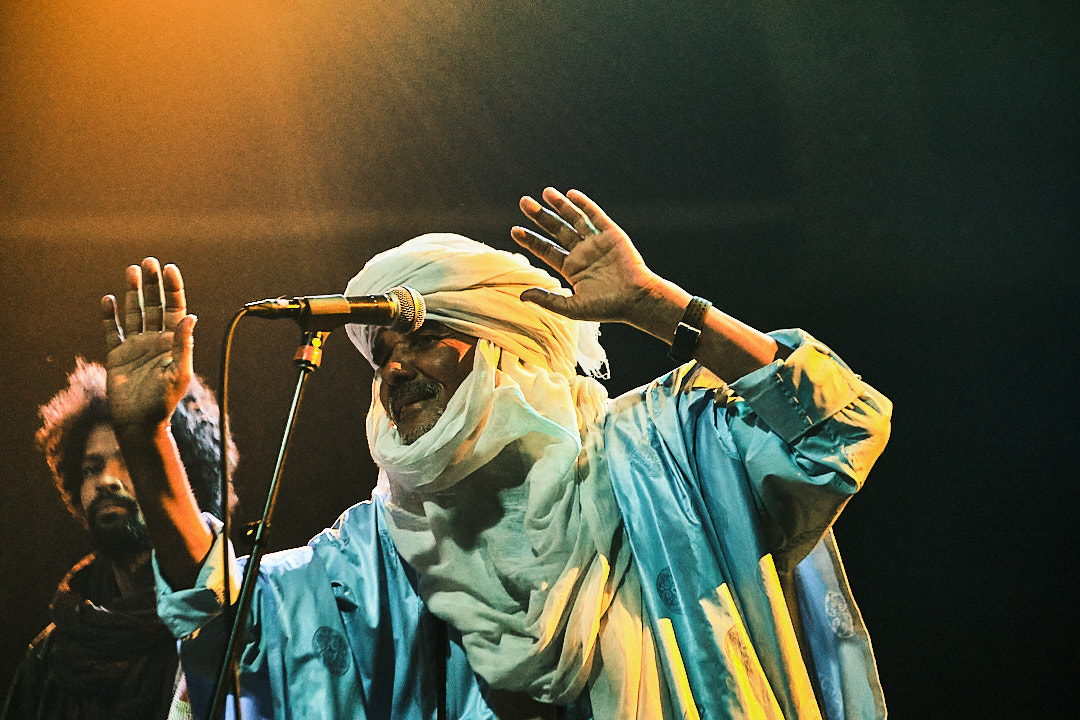 Tinariwen, Crystal Ballroom, photo by Tojo Andrianarivo
