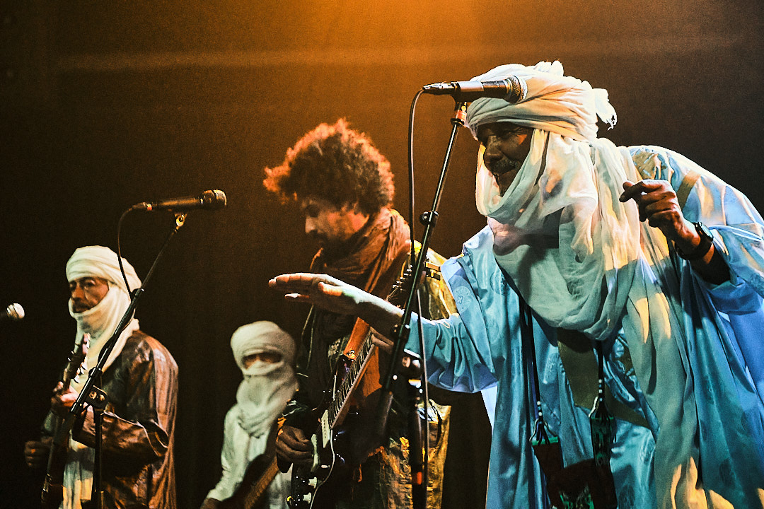 Tinariwen, Crystal Ballroom, photo by Tojo Andrianarivo