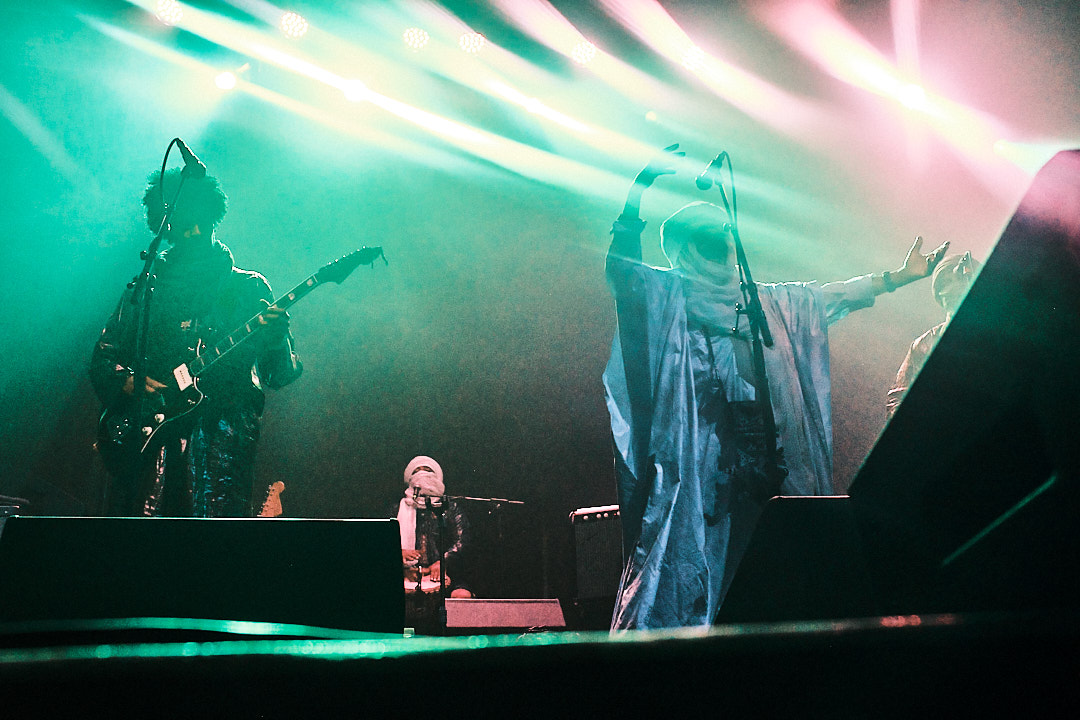 Tinariwen, Crystal Ballroom, photo by Tojo Andrianarivo