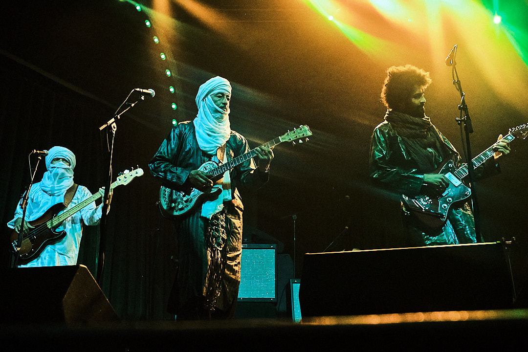 Tinariwen, Crystal Ballroom, photo by Tojo Andrianarivo